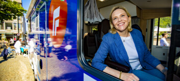 Listhaug startet valgkamp-turnéen i Drammen