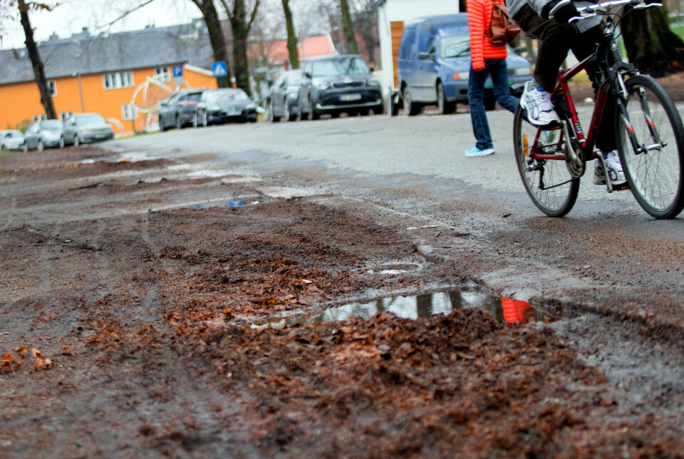 DEN GANG DA: Slik det så ut i gata tidligere