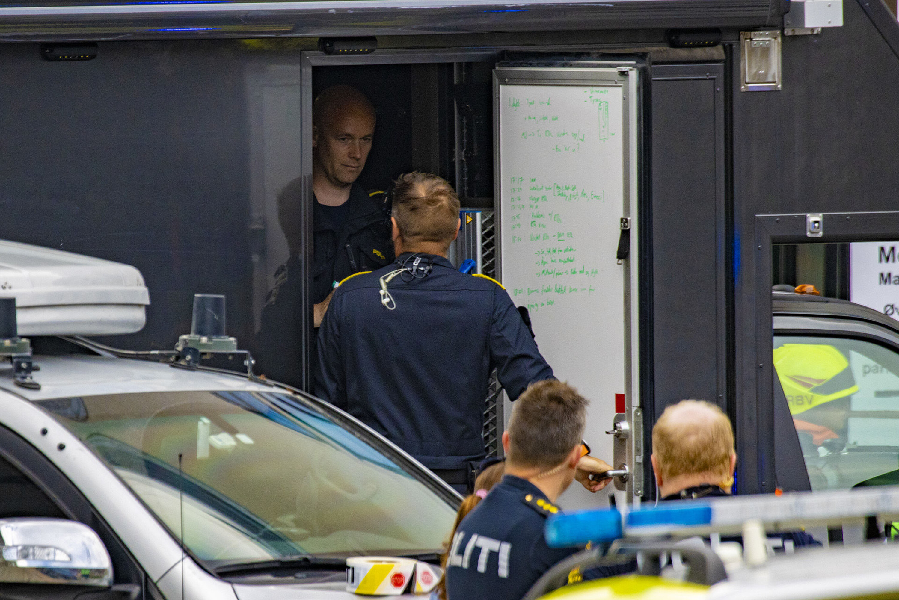 BOMBEGRUPPA: Ledet operasjonen ved politihuset i Drammen.