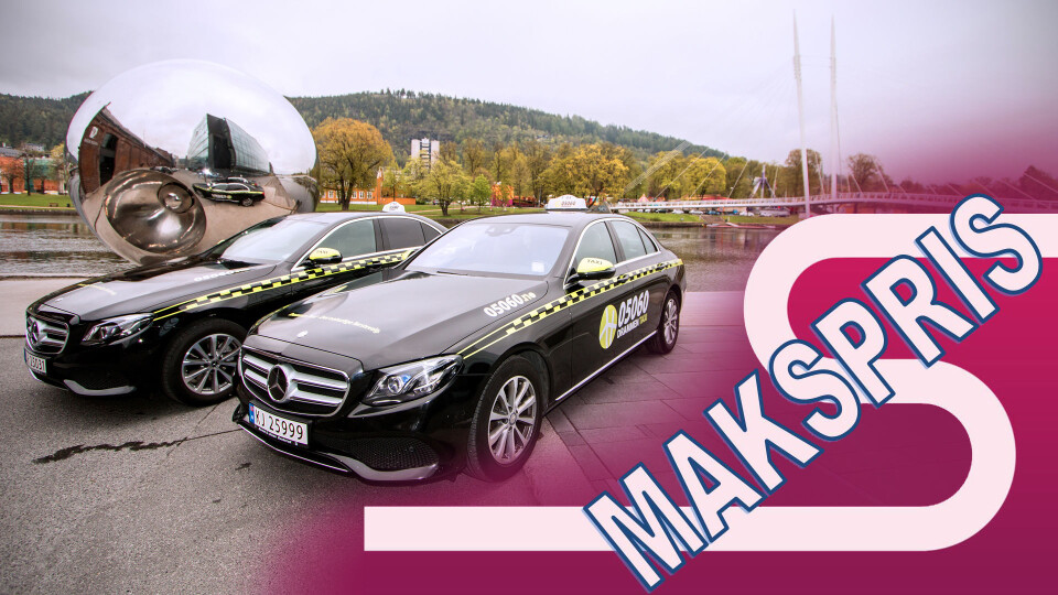 Bestill med app og få forhåndsavtalt pris med Drammen Taxi