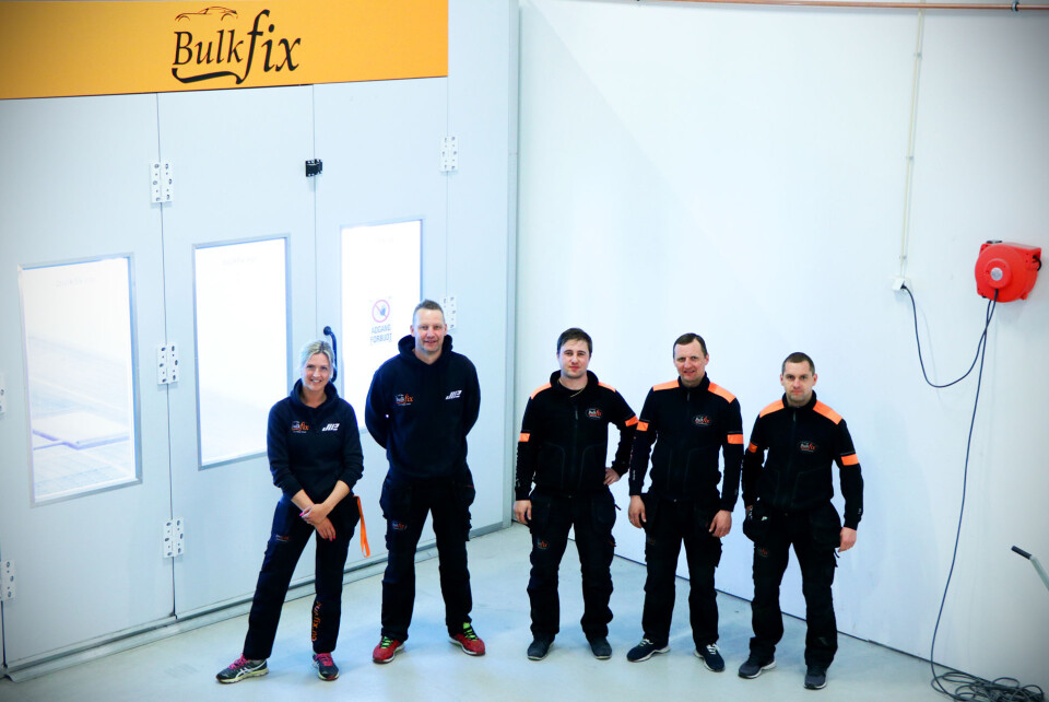 VELKOMMEN: De ansatte hos Bulkfix på Holmen i Drammen er eksperter på sine fagområder.
