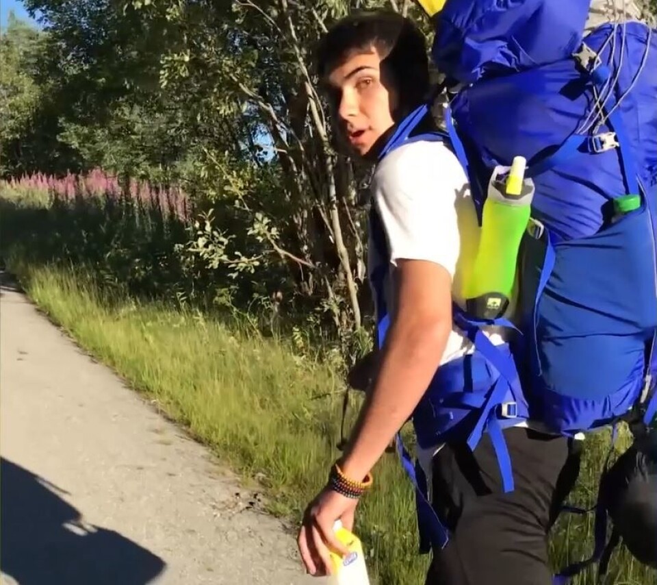 Malthe og Alexej brukte ikke buss absolutt hele tiden, av og til måtte de ut å gå.