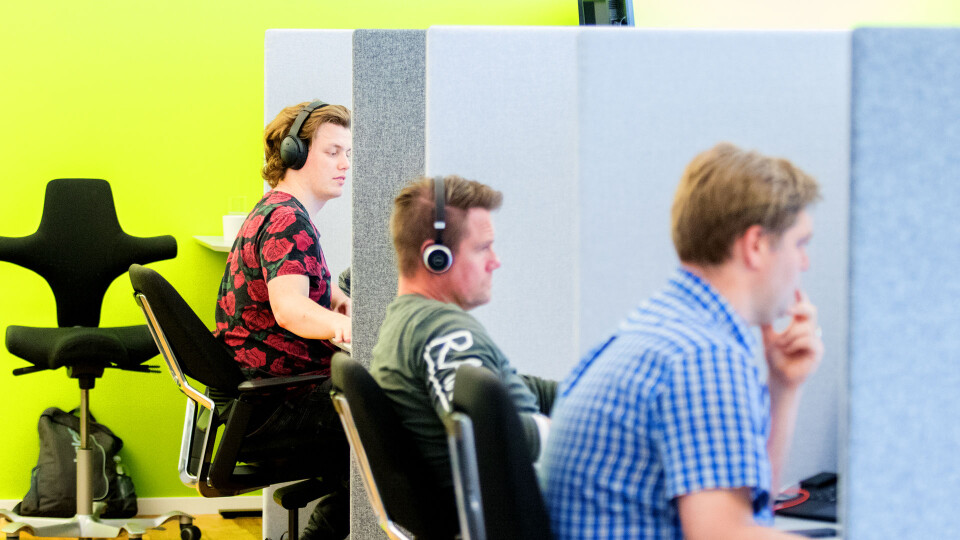 NY SERVICEDESK: Ganske Enkelt har nylig renovert lokalene og etablert en flunkende ny servicedesk hvor du møter kundeservicemedarbeiderne.