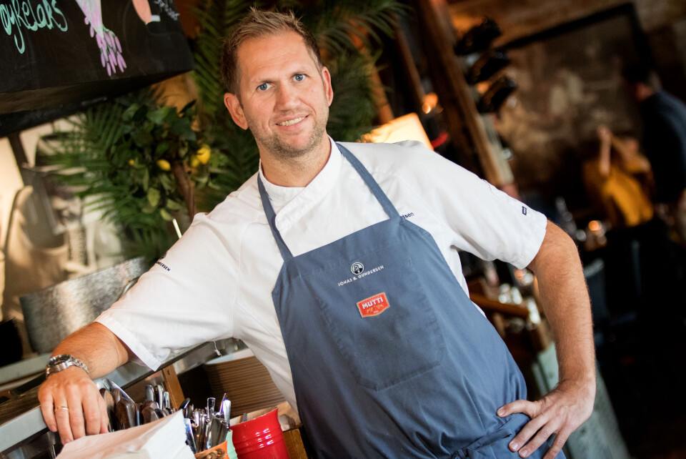 Jonas B. tilbyr også «Jonasburger», «Bluecheese» burger og klassisk cheeseburger.