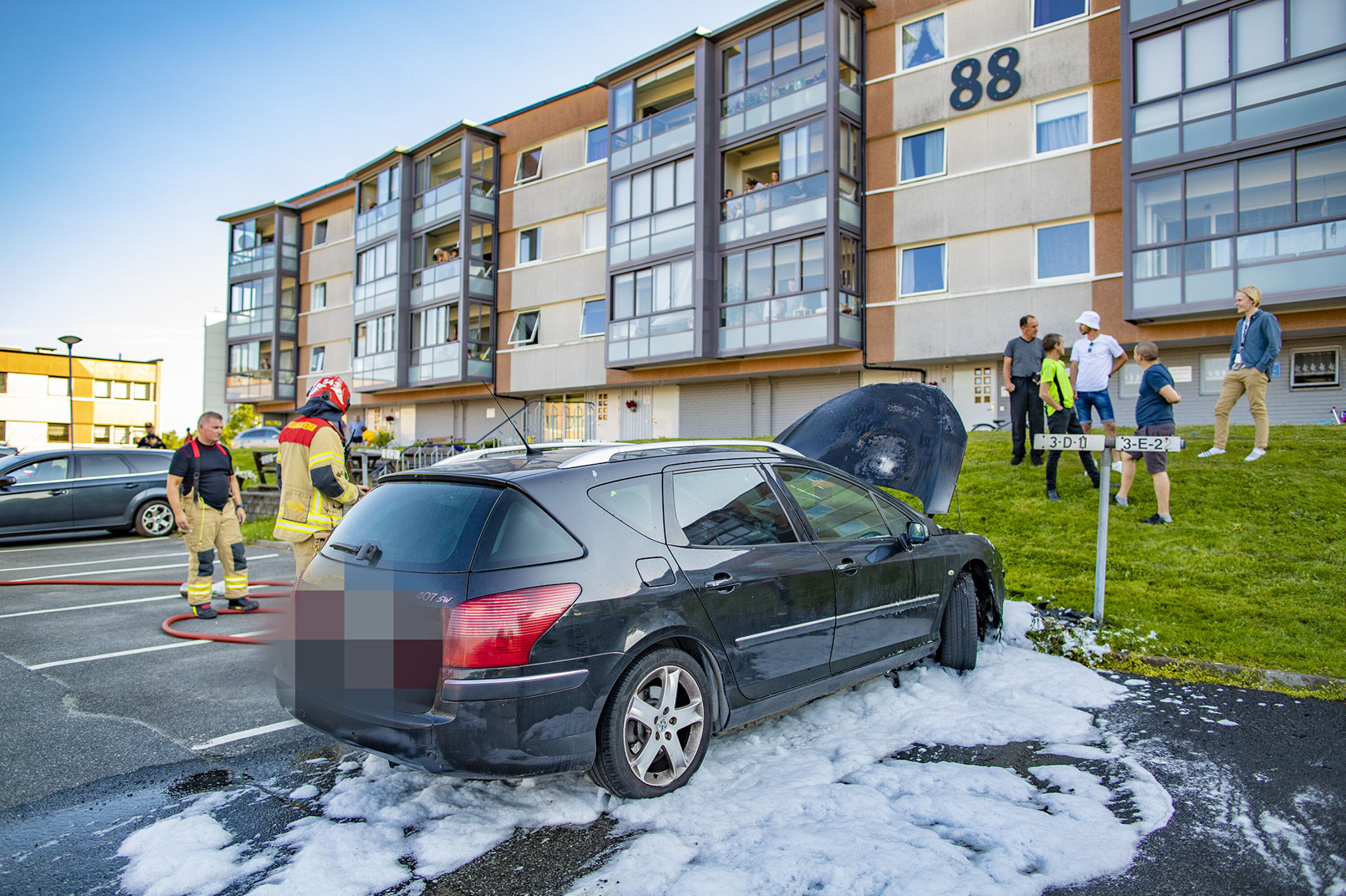 Bilbrann på Fjell