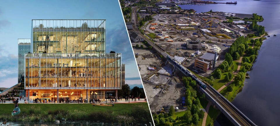 Signalbygg og inngangs-portal til ny helsebydel