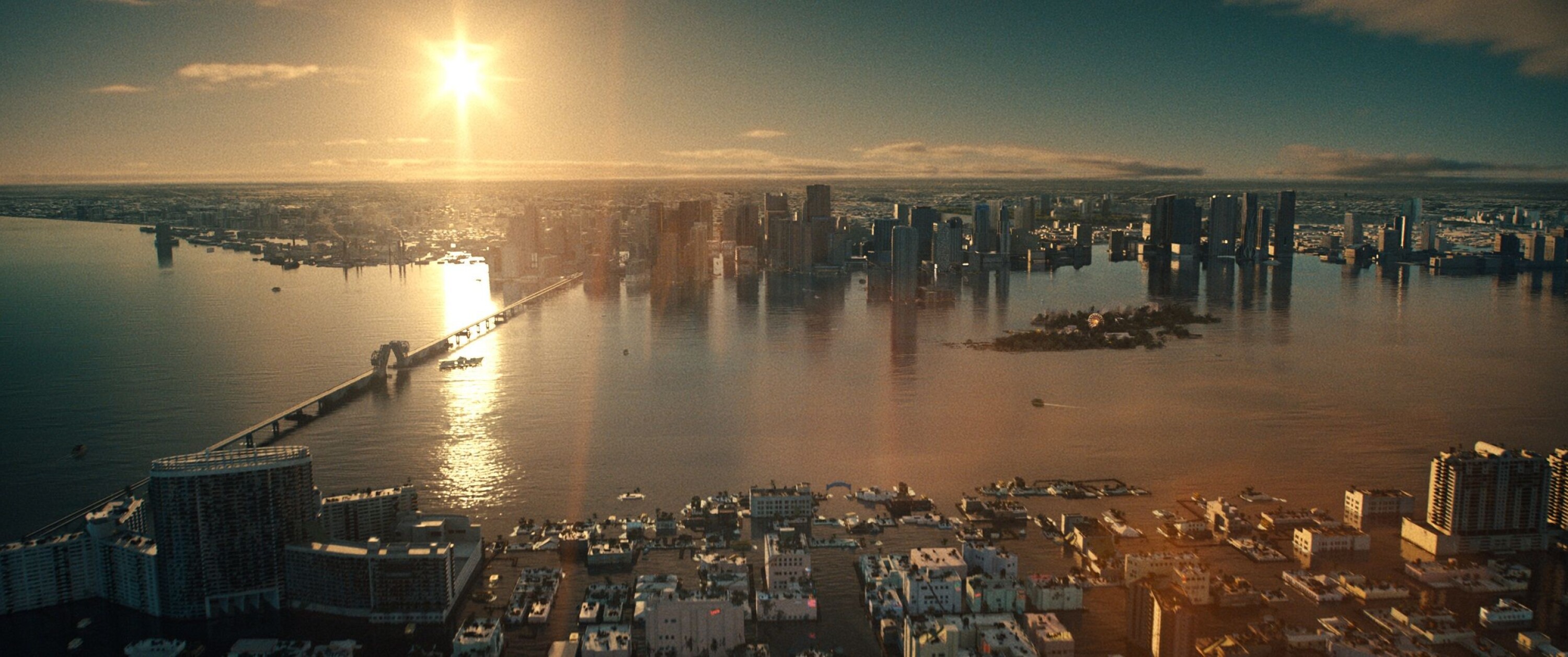 En permanent oversvømt Miami i en nær fremtid lider av enda kraftigere varme fra Solen