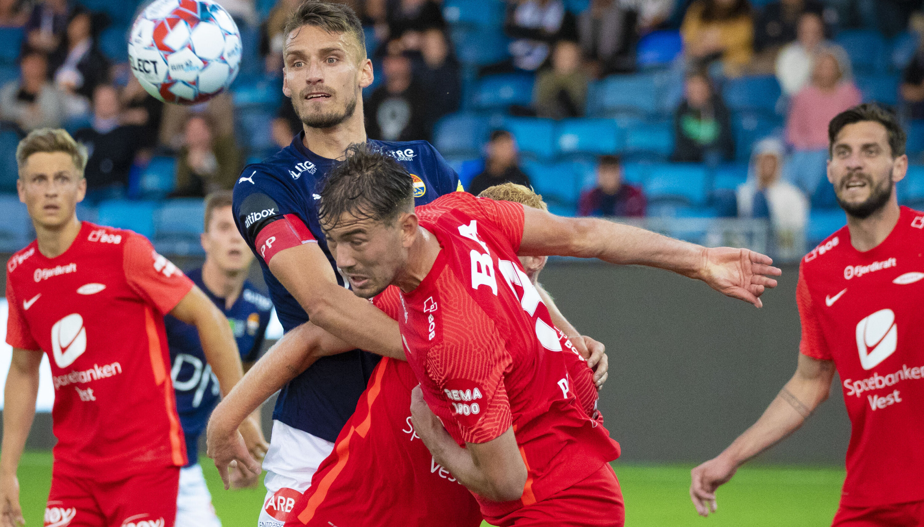 SCORET: Kaptein Gustav Valsvik stanget inn 2-1 for Godset.