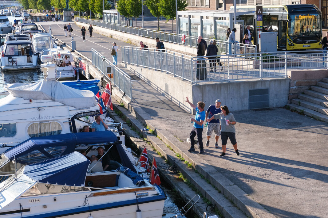 SPERRES AV: Dette området blir mandag sperret av for bruk til rigg-område. Alle båter som ligger på stedet må derfor fjernes. SPERRES AV: Dette området blir mandag sperret av for bruk til rigg-område. Alle båter som ligger på stedet må derfor fjernes.