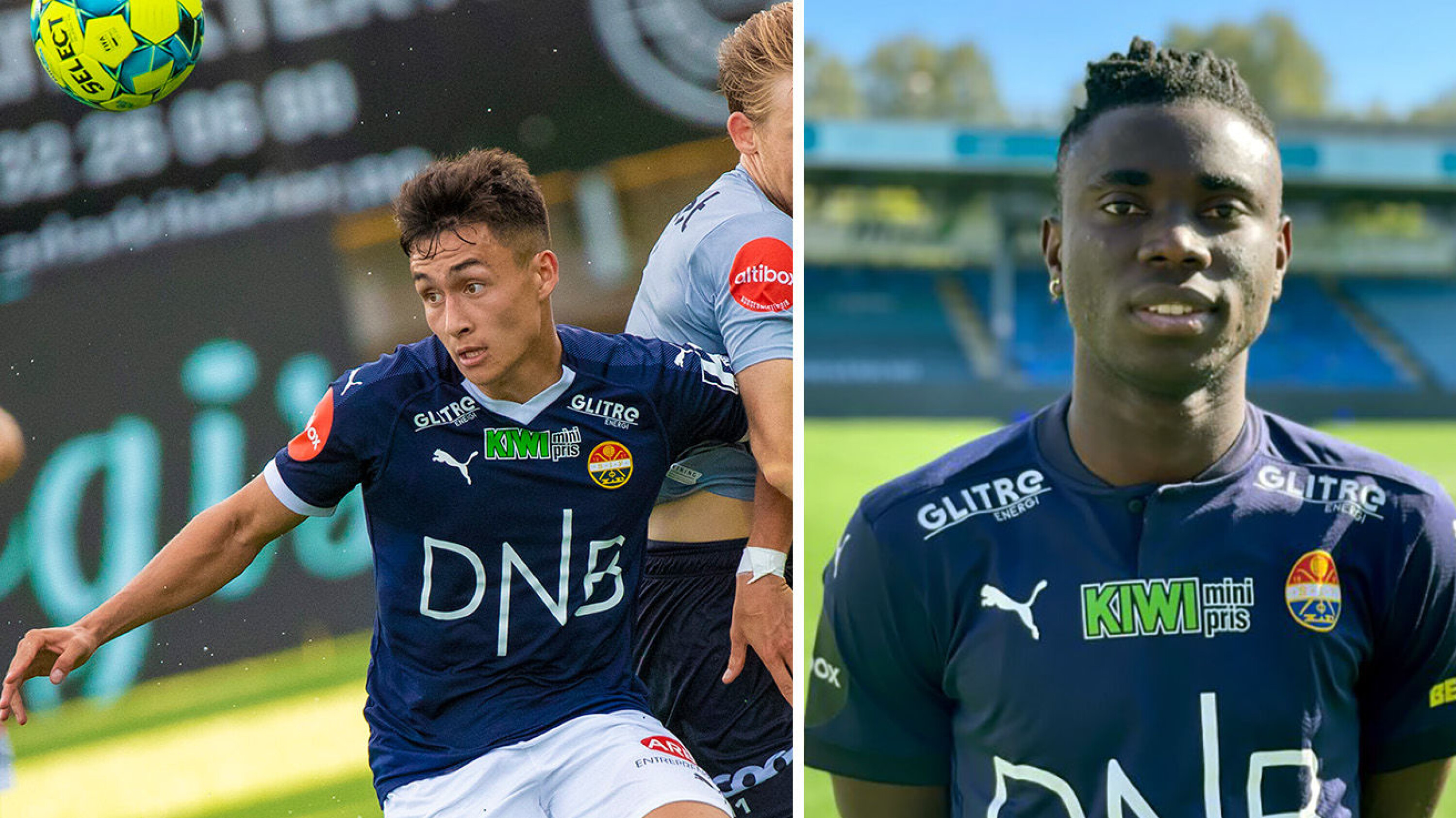 Én spiller ut og én spiller inn for Strømsgodset