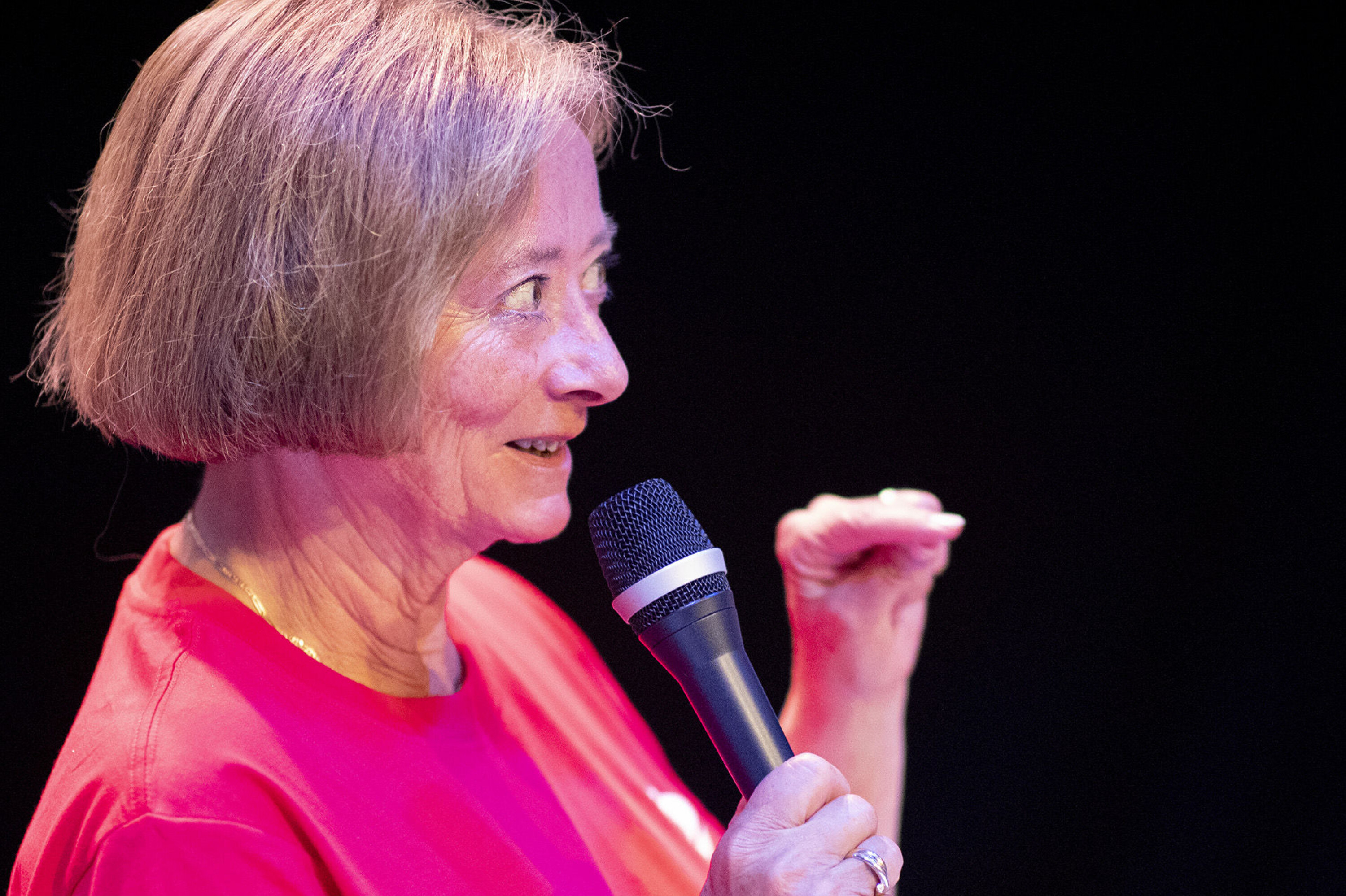 INNE: Lise Christoffersen fra Drammen er trygg på sin 2. plass og klar for nok en stortingsperiode.