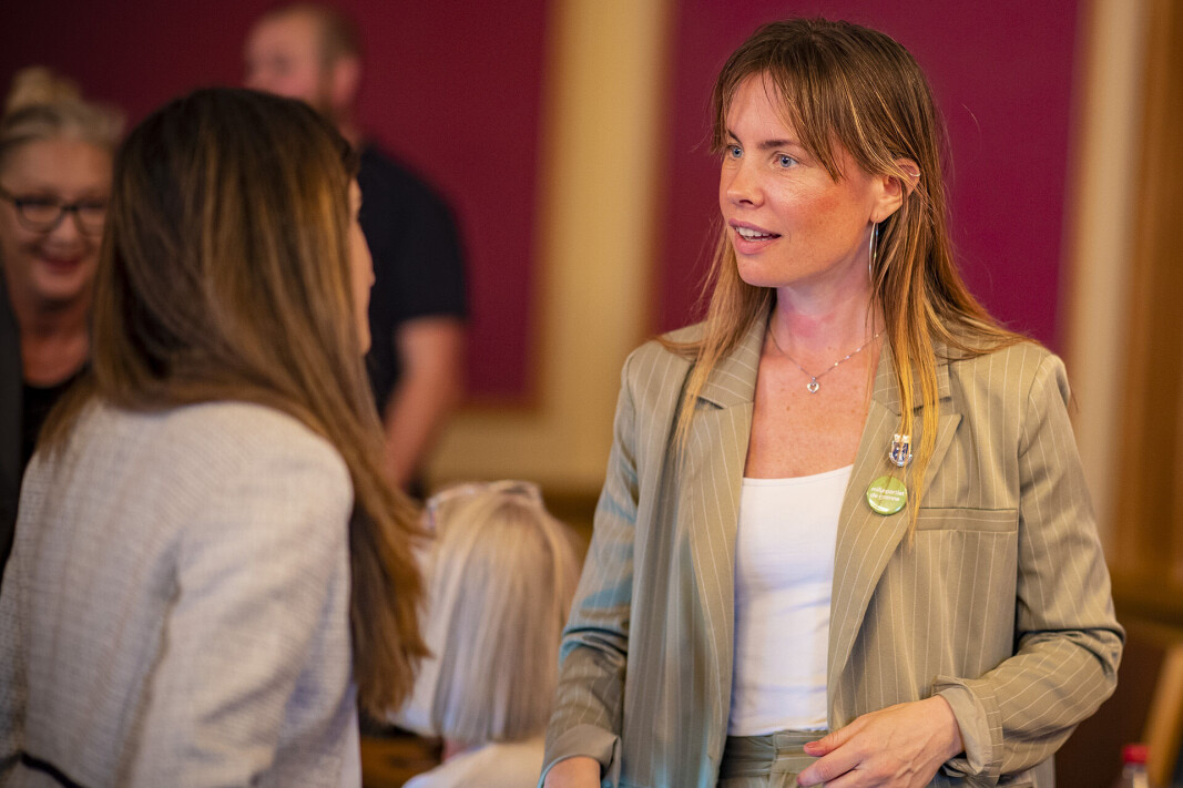 <span class=" italic" data-lab-italic_desktop="italic"><span class=" font-weight-bold" data-lab-font_weight_desktop="font-weight-bold">SYKKELPLANENS VARMESTE FORSVARER:</span> MDG's Cathrin Janøy.</span> <span class=" italic" data-lab-italic_desktop="italic"><span class=" font-weight-bold" data-lab-font_weight_desktop="font-weight-bold">SYKKELPLANENS VARMESTE FORSVARER:</span> MDG's Cathrin Janøy.</span>