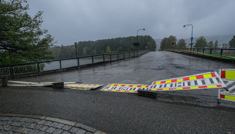 MYE VIND: Her fra Landfalløybrua.