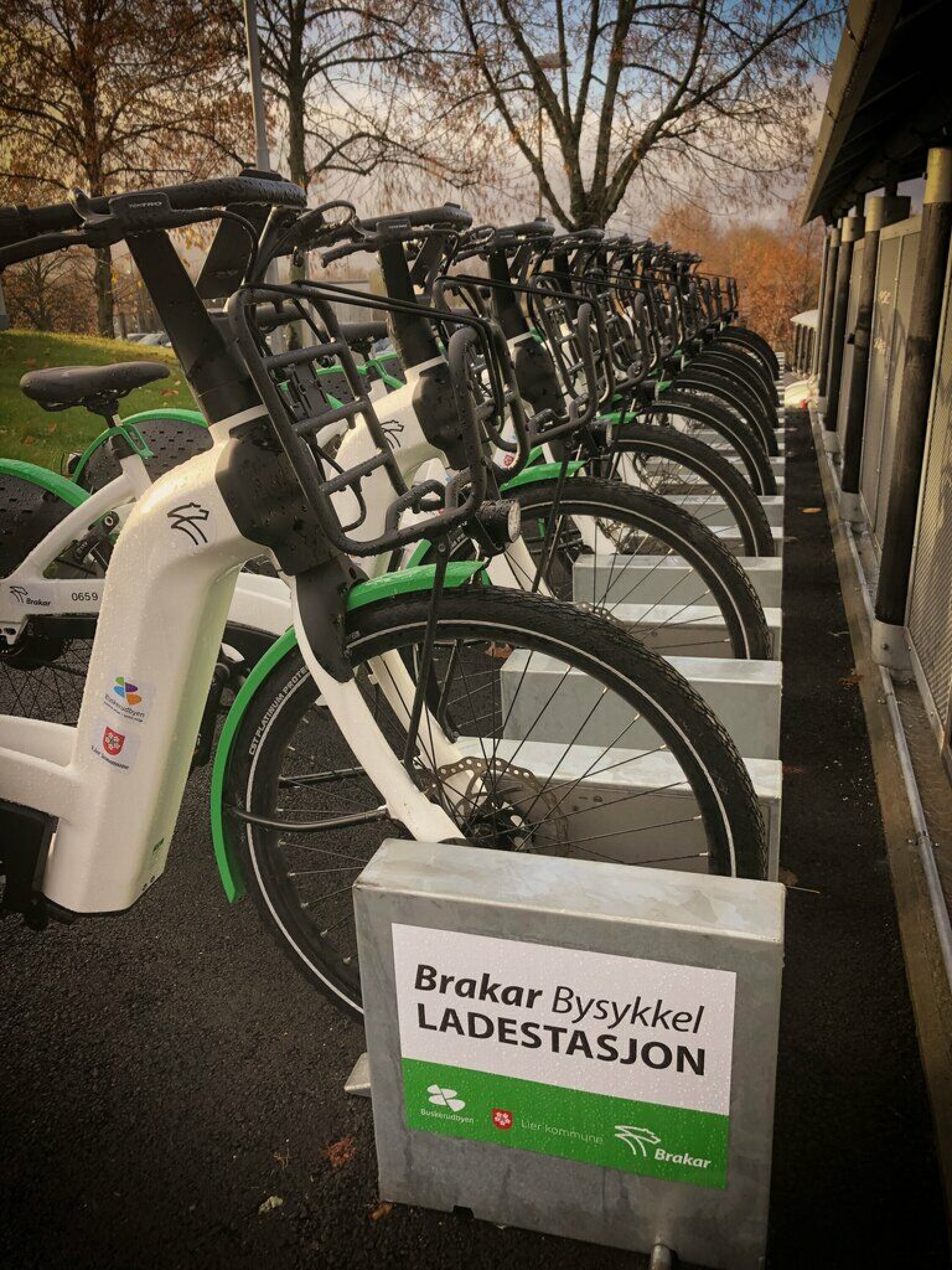 Nå er de elektriske bysyklene på plass - men ikke i Drammen