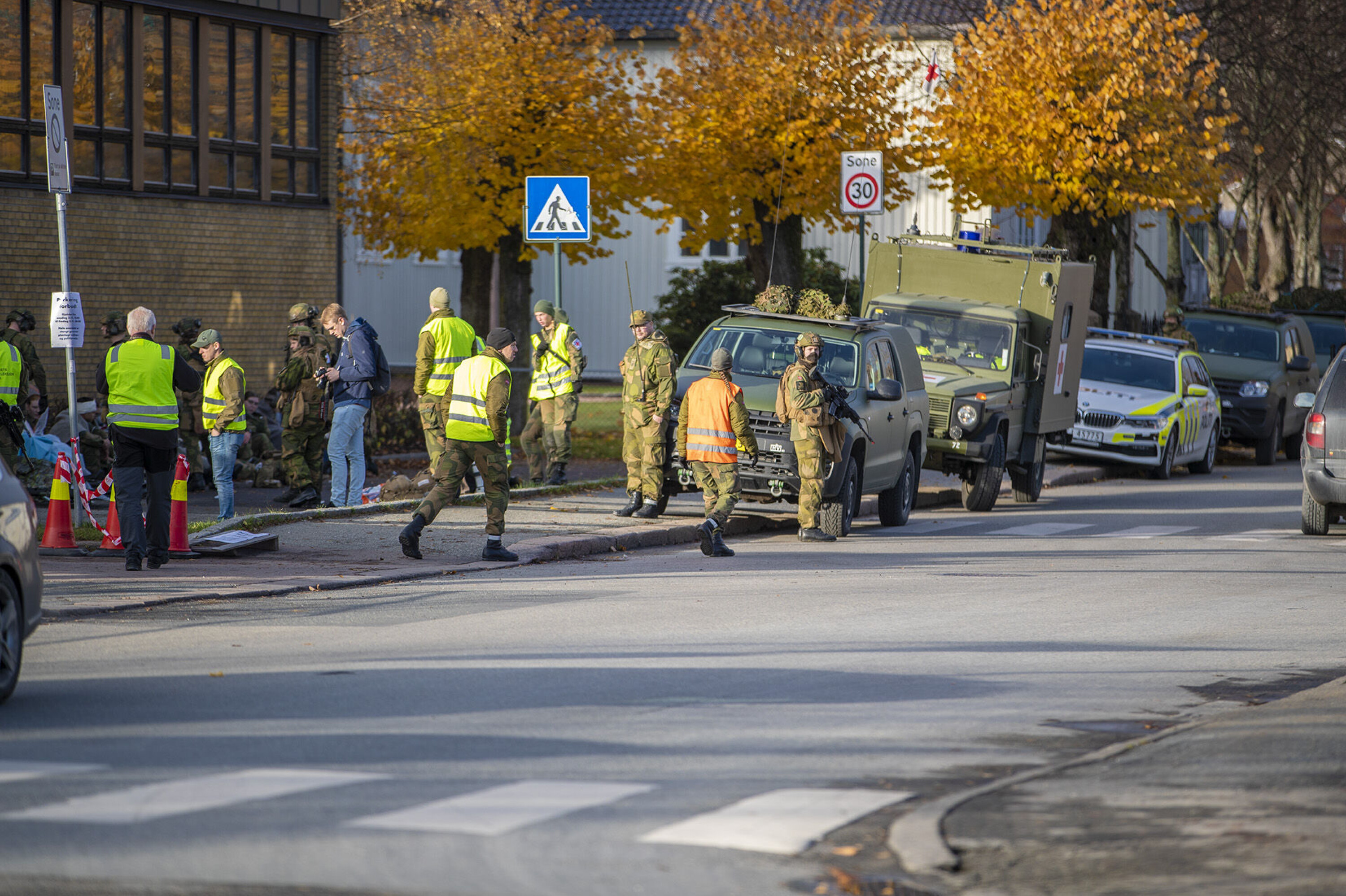 Forsvaret inntok byen under PLIVO-øvelse
