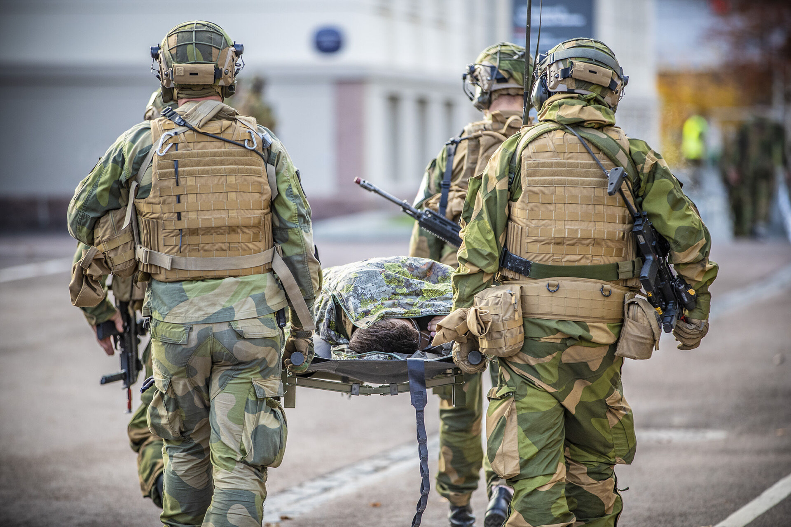 Forsvaret inntok byen under PLIVO-øvelse