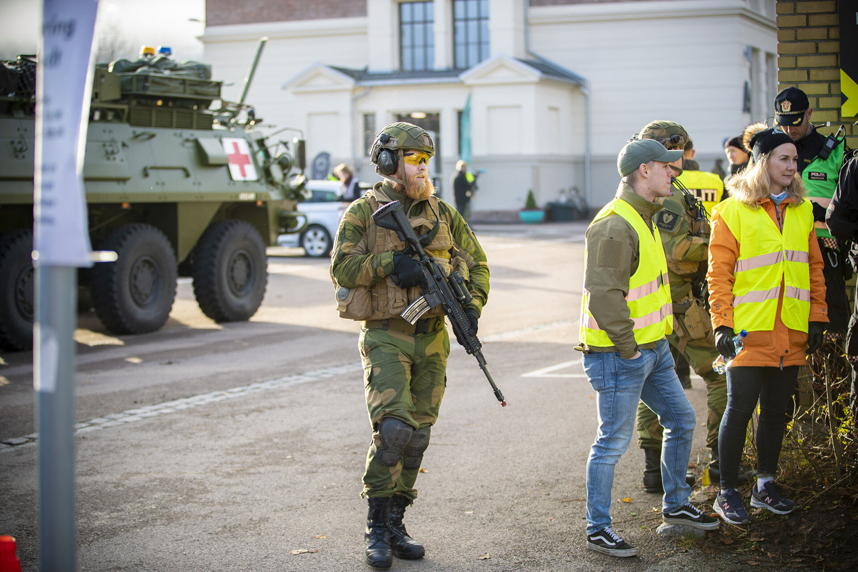 Forsvaret inntok byen under PLIVO-øvelse