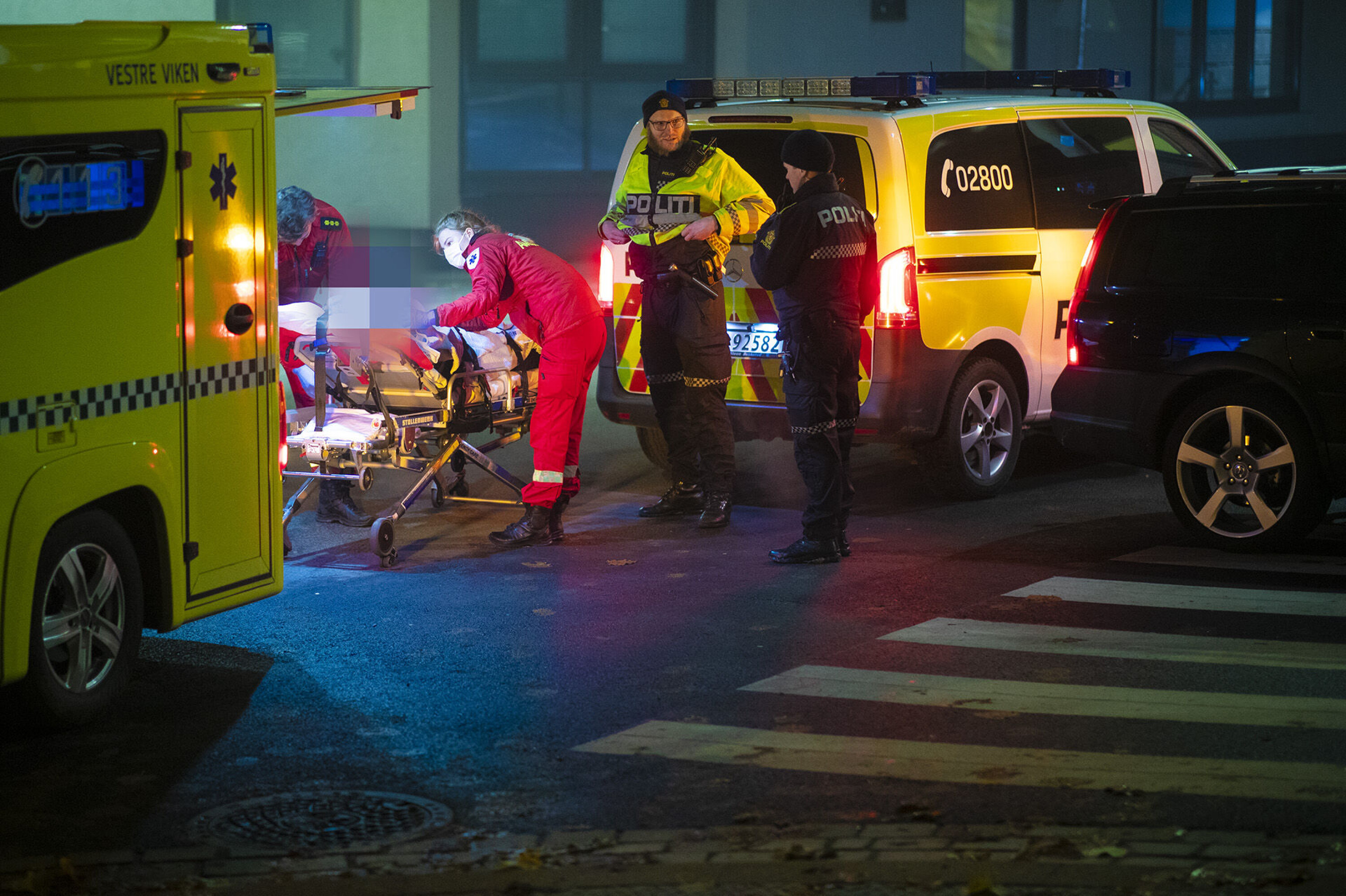 I arresten etter slåssing og skadeverk