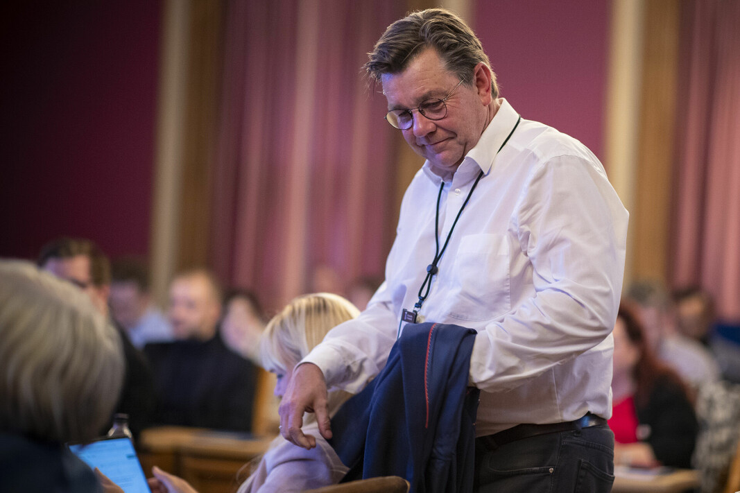 FORLATER KOMMUNESTYRET: Fredrik Haaning blir ikke ordførerkandidat for Høyre i 2023.