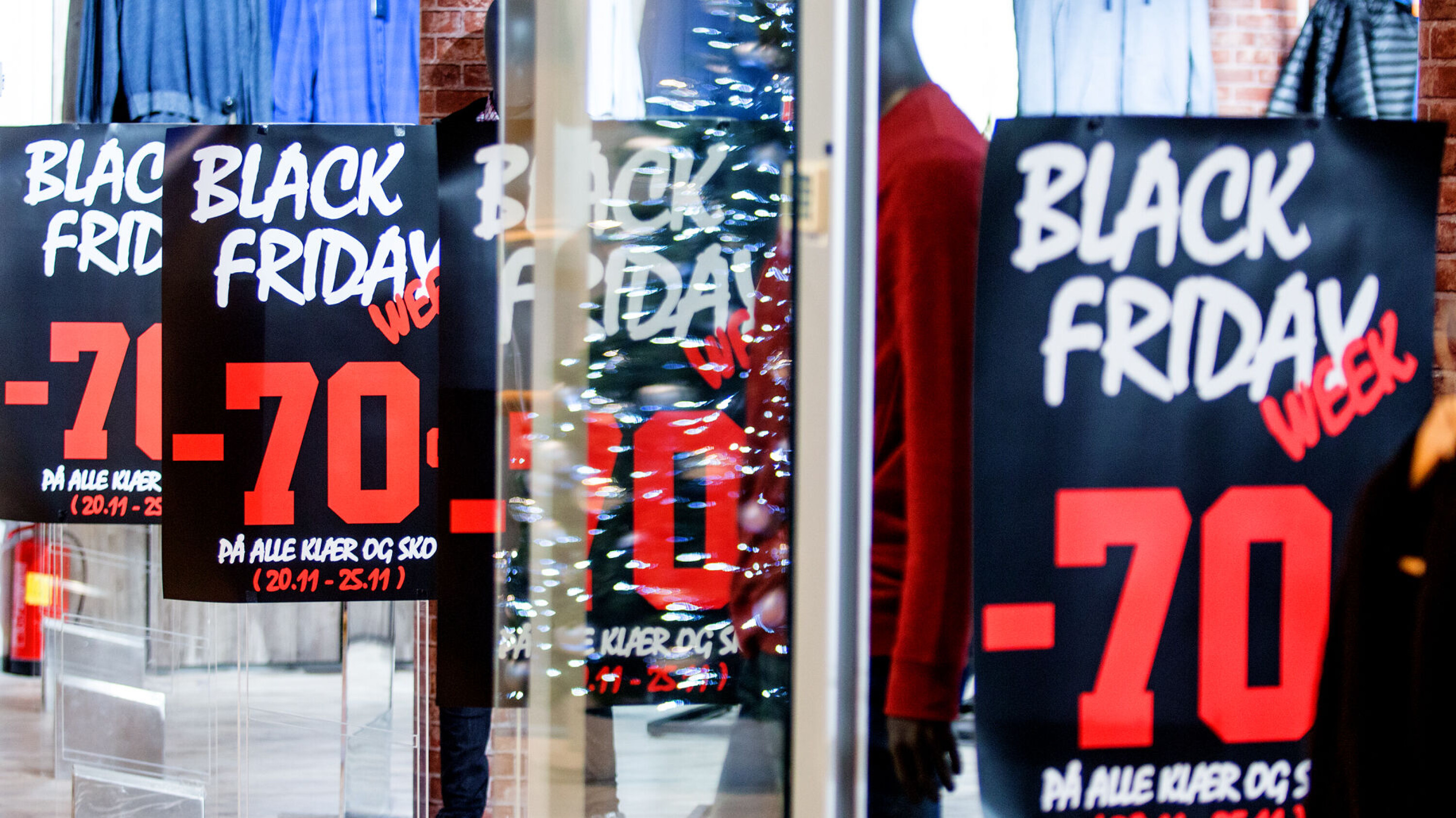 Venter Black Friday-nedgang