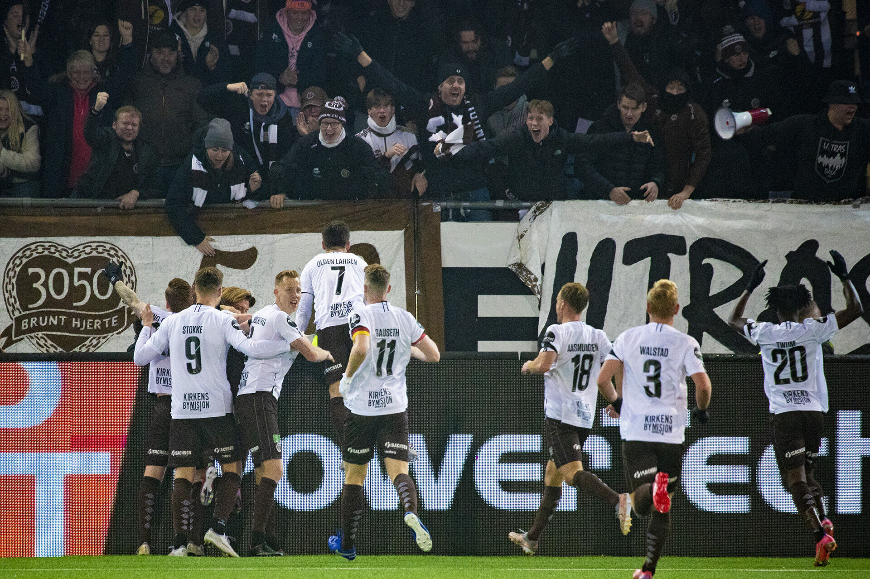REPRISE: Mjøndalen gjentok bedriften fra 2019 og slo Godset 2-1 foran 7.150 tilskuere lørdag kveld.