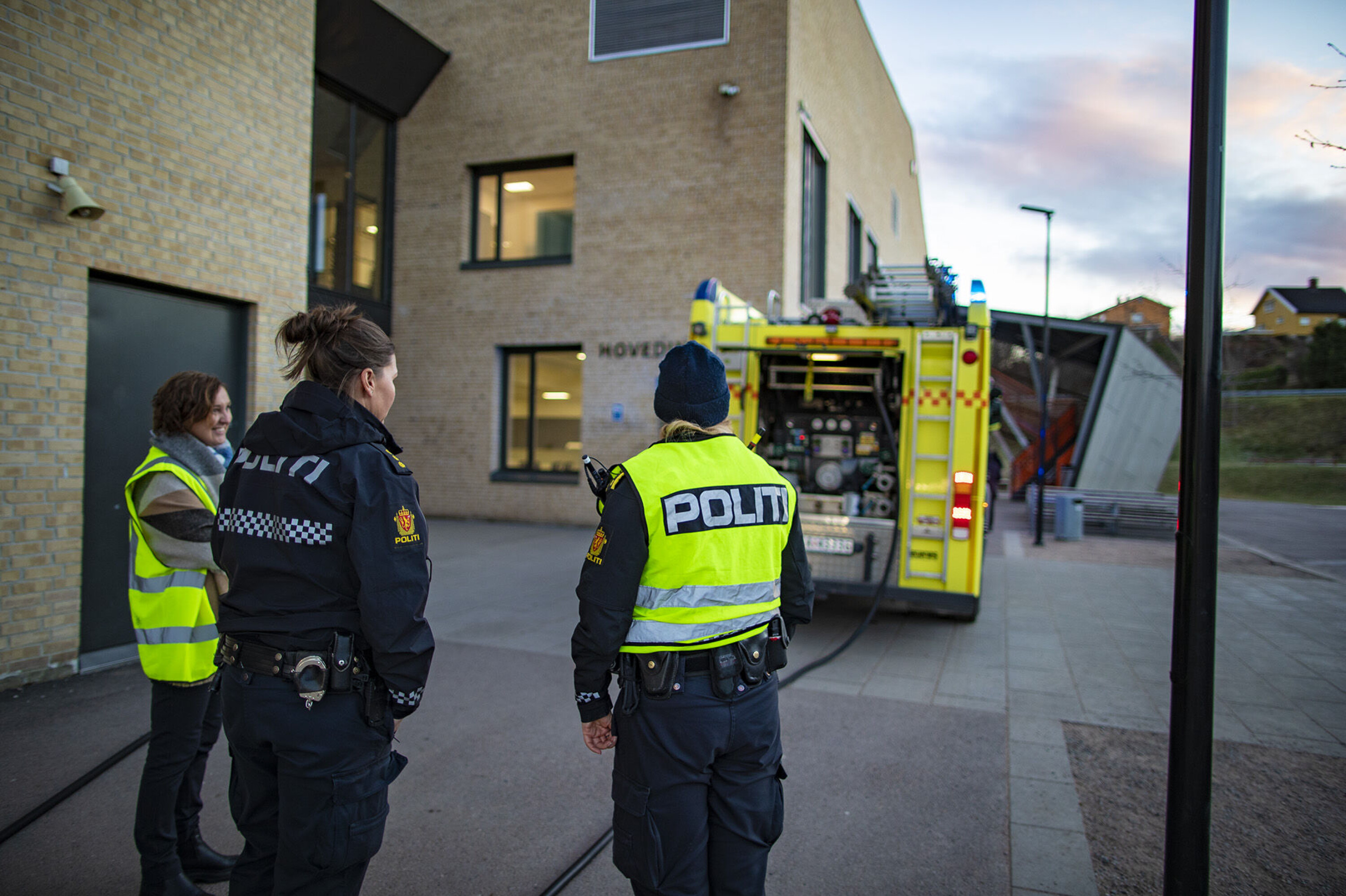 Evakuerte skole etter branntilløp