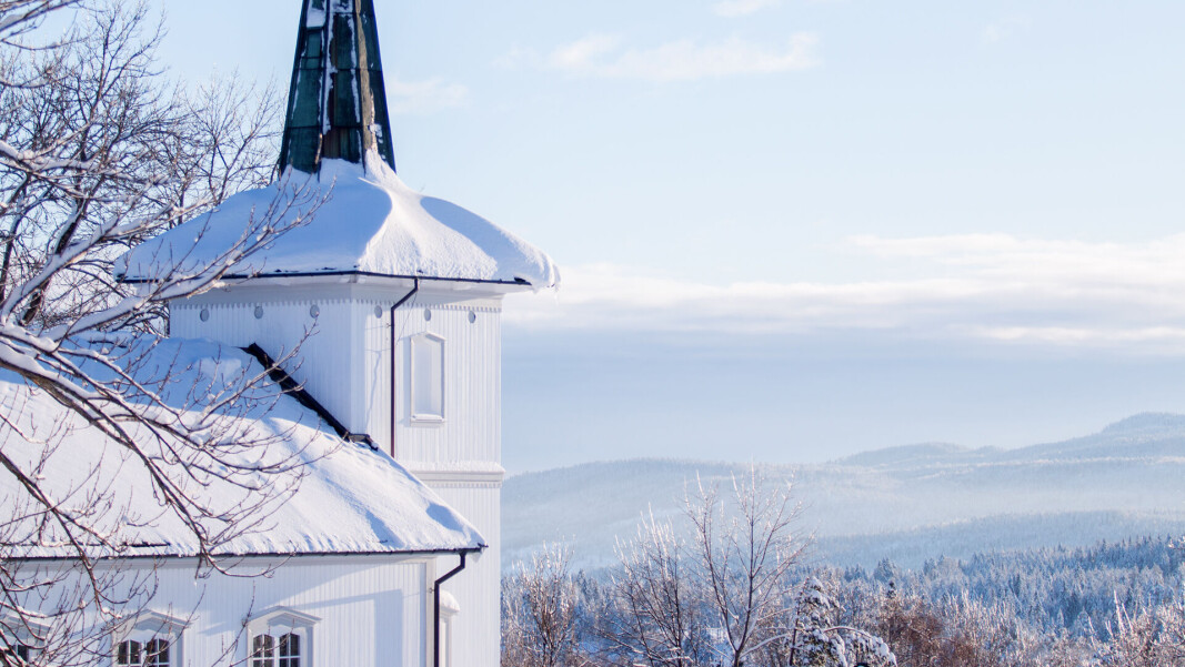 KULDE: Her fra Konnerud kirke. KULDE: Her fra Konnerud kirke.