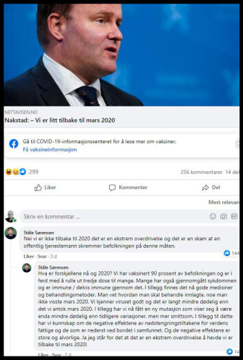 <span class=" italic" data-lab-italic_desktop="italic"><span class=" font-weight-bold" data-lab-font_weight_desktop="font-weight-bold">INNLEGGET:</span> Her er facebook-posten fra Sørensen, som fikk et ikke ubetydelig antall likes.</span> <span class=" italic" data-lab-italic_desktop="italic"><span class=" font-weight-bold" data-lab-font_weight_desktop="font-weight-bold">INNLEGGET:</span> Her er facebook-posten fra Sørensen, som fikk et ikke ubetydelig antall likes.</span>
