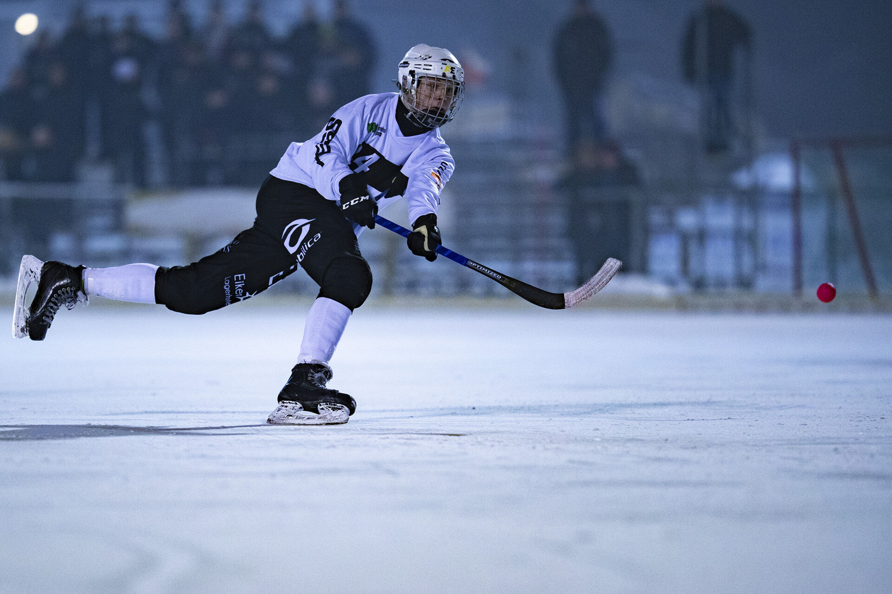 SSK's Martin Bjerkeset satte inn 2-0-scoringen.