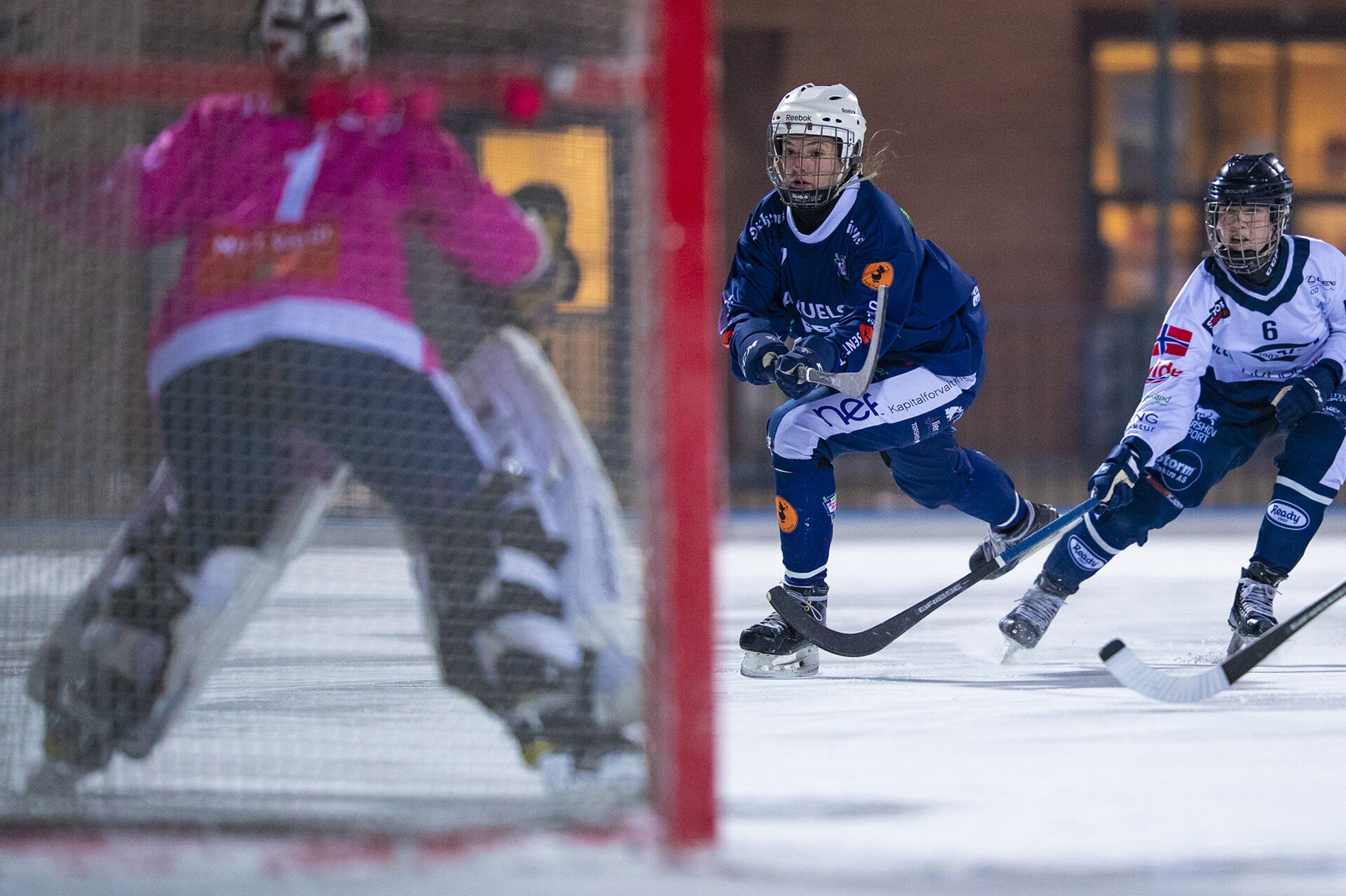 VET HVOR MÅLET STÅR: Drammens Lene Aamodt scoret mål og har en foreløpig 3. plass på toppscorerlista i Dameserien, men greide aldri å true seieren til Ready-jentene.