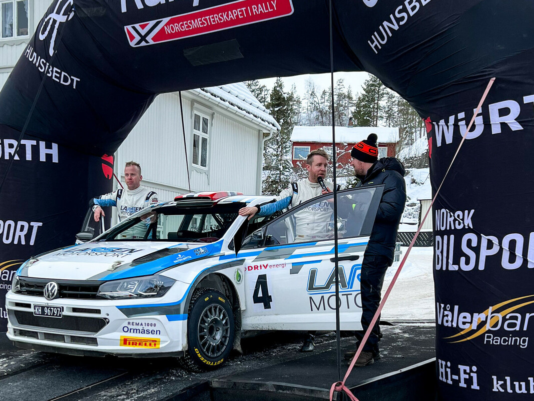 IMPONERTE IGJEN: Frank Tore Larsen og Torstein Eriksen kjørte inn til en solid andreplass i Numedal lørdag. IMPONERTE IGJEN: Frank Tore Larsen og Torstein Eriksen kjørte inn til en solid andreplass i Numedal lørdag.