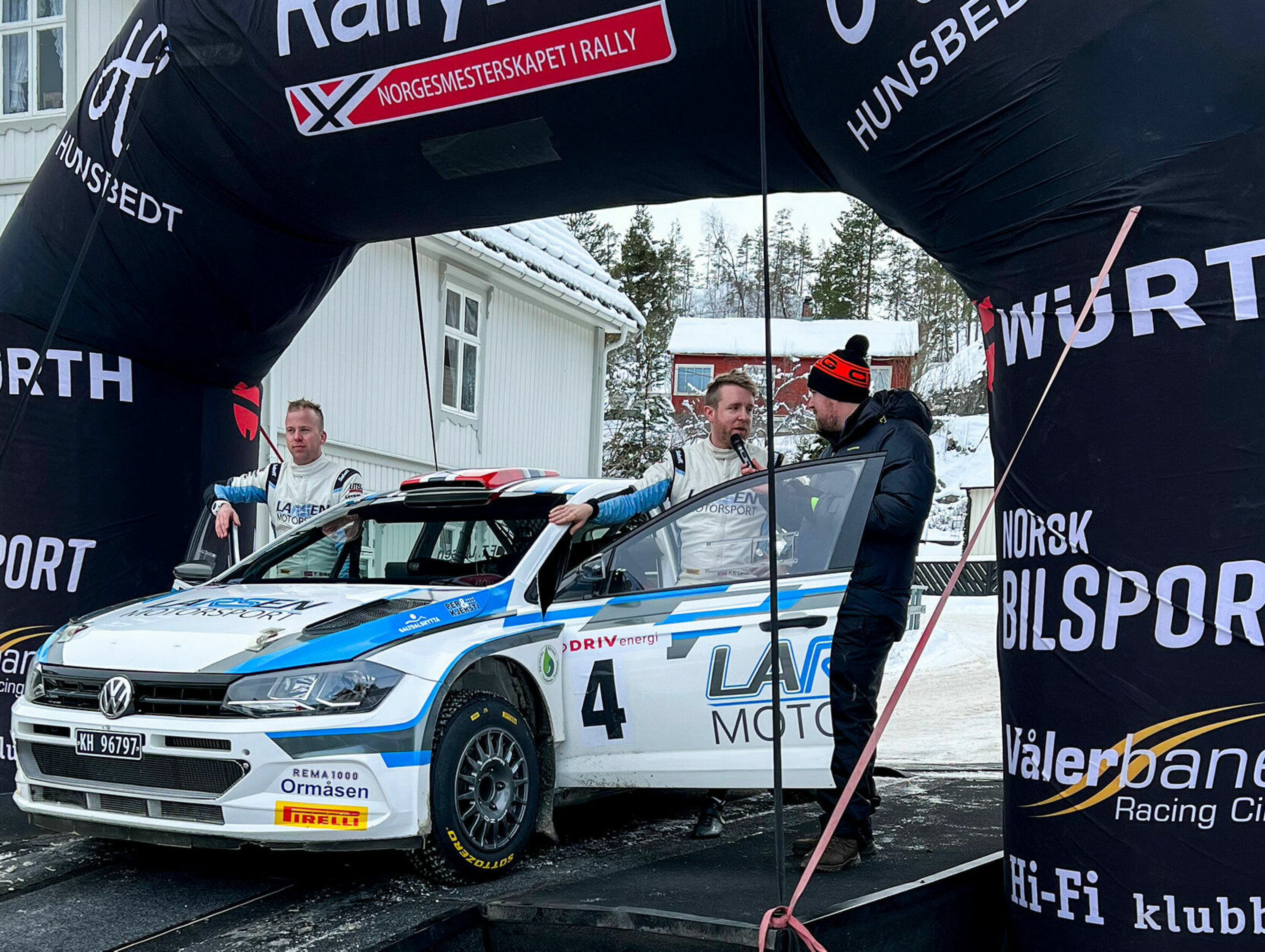 IMPONERTE IGJEN: Frank Tore Larsen og Torstein Eriksen kjørte inn til en solid andreplass i Numedal lørdag.