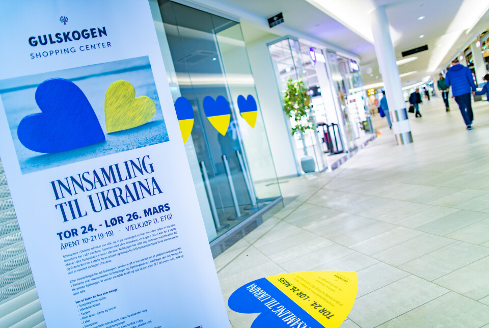 Starter innsamling til Ukraina på Gulskogen