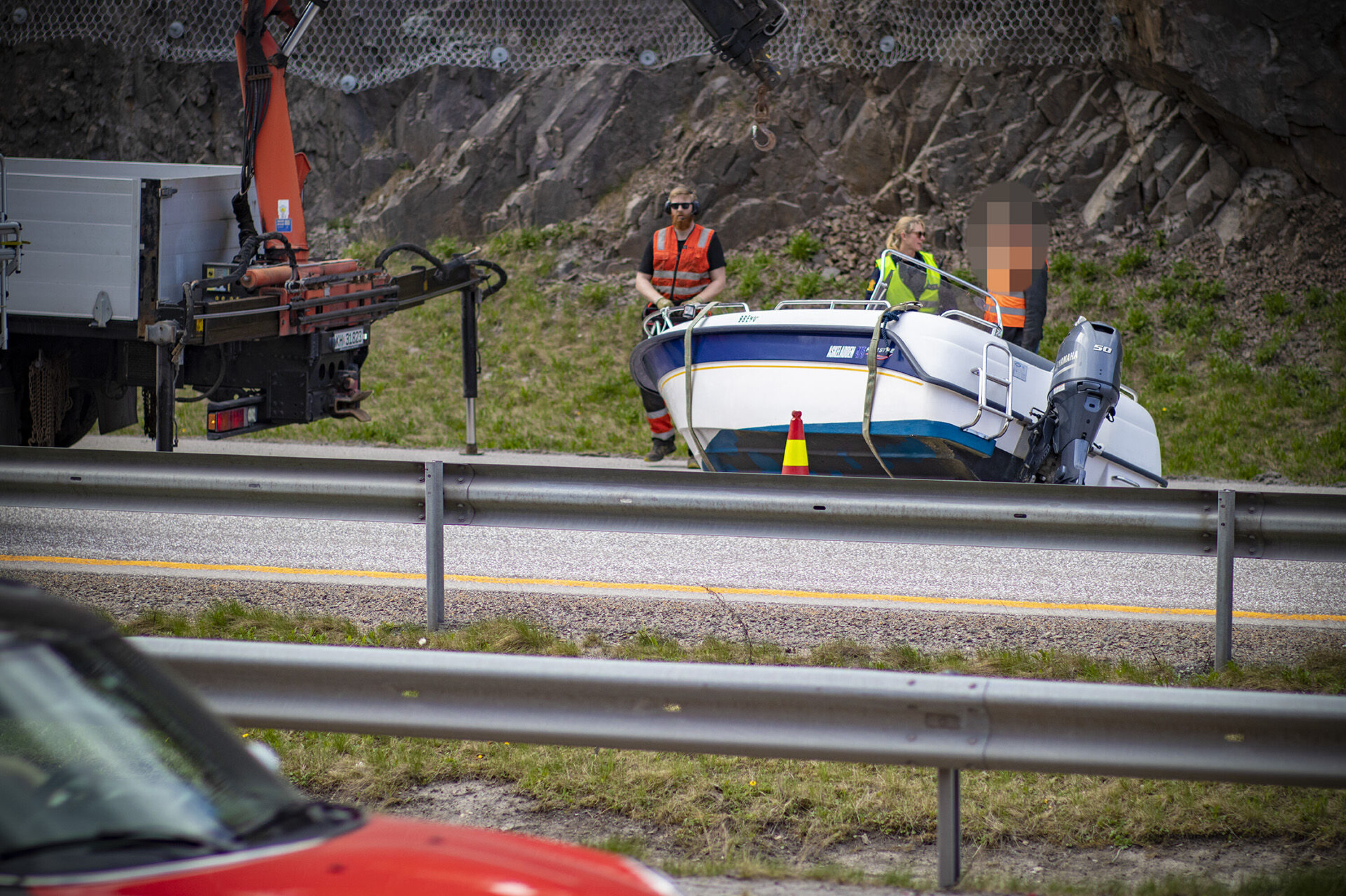 Mistet båt på E18