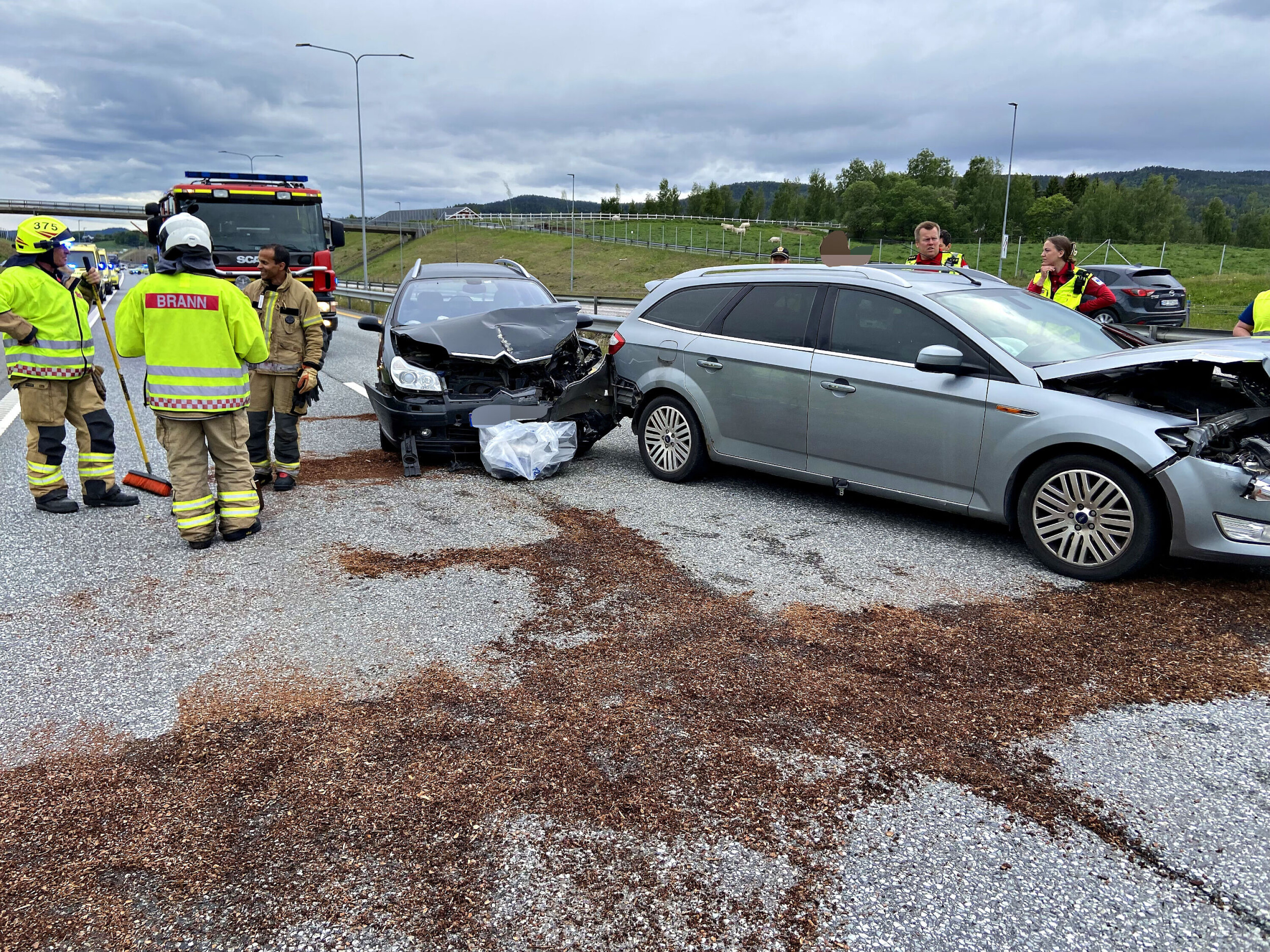 Store trafikale problemer etter E18-krasj