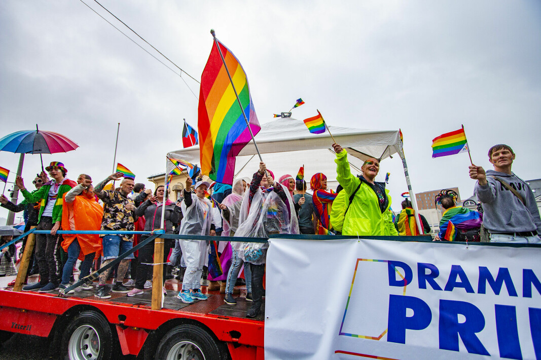 2019: Det er tre år siden forrige gang det ble arrangert pride-marsj gjennom Drammen, som forøvrig også var byens første.