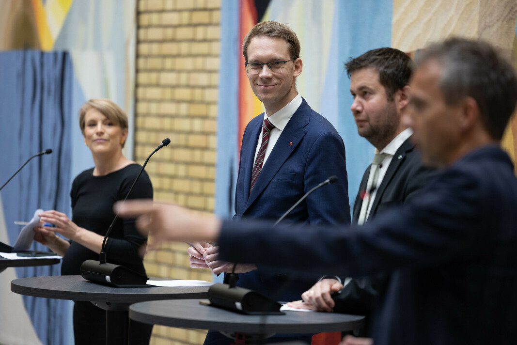 PRIORITERTE IKKE PUMPEPRISER: Regjeringen da de la frem budsjettet tirsdag. PRIORITERTE IKKE PUMPEPRISER: Regjeringen da de la frem budsjettet tirsdag.