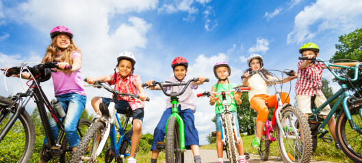 Sykkelfest for alle barn på Konnerud