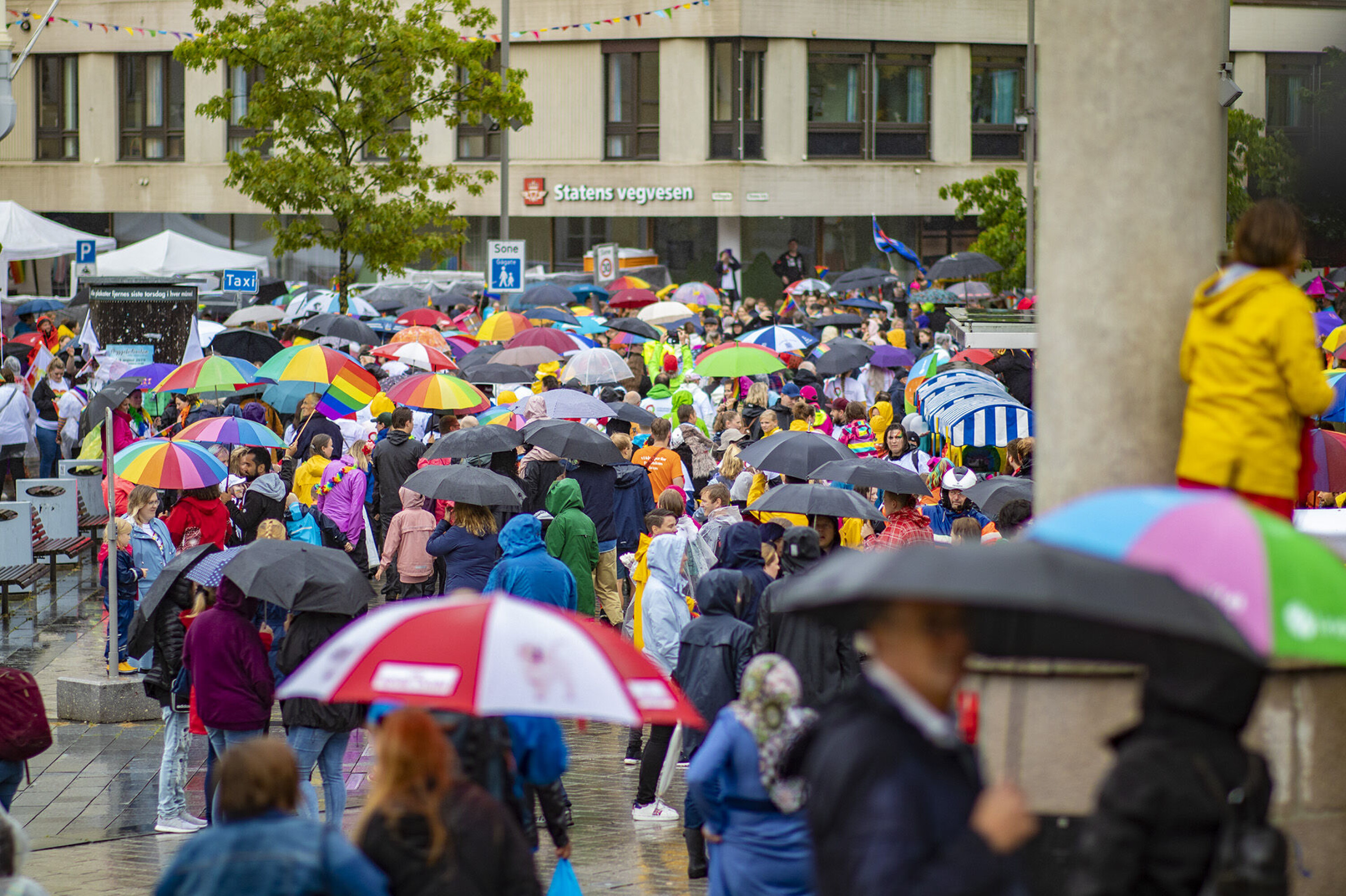 PRIDE-PARADE: Her fra Drammen i 2019.