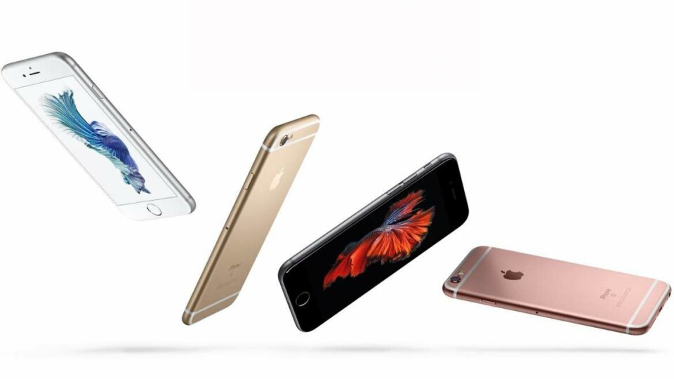 KOSTBAR: Prisene på nye iphone spenner fra 7.390 til 10.690 kroner i Norge.