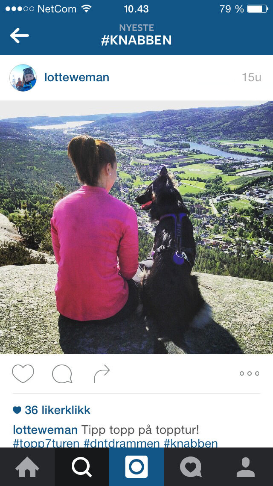 FOTO: Instagrambruker, Lotteweman