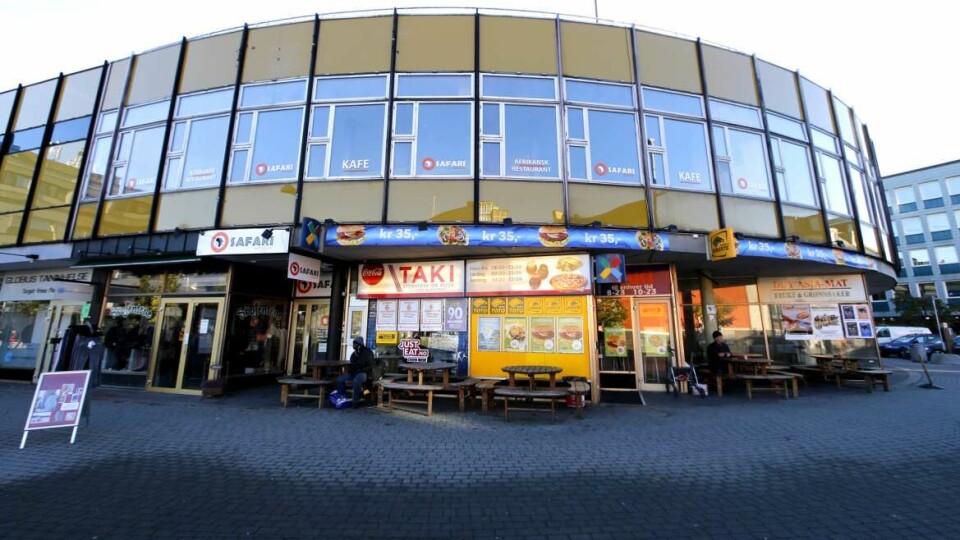 TIGGER-HERBERGE: Byens rombefolkning skal i vinter overnatte i de tomme kafélokalene i 2. etasje på Globusgården.