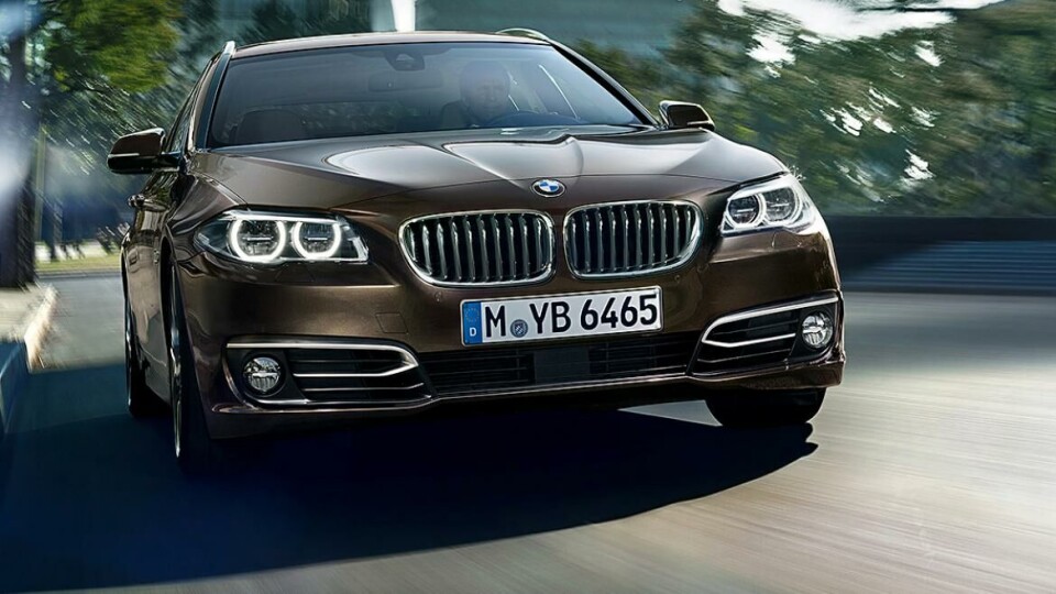 SKAL IKLES POLITIUNIFORM: Etter lange og grundige tester falt til slutt valget på BMW 5-serie. Bilene skal leveres frem til 2020.