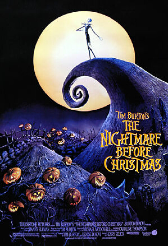 A NIGHTMARE BEFORE CHRISTMAS (ET FØRJULSMARERITT) (USA 1993)Regi: Henry Selick. Roller: Danny Elf-man, Chriss Sarandon, Cathrine O`Haraog Paul Rubens. 