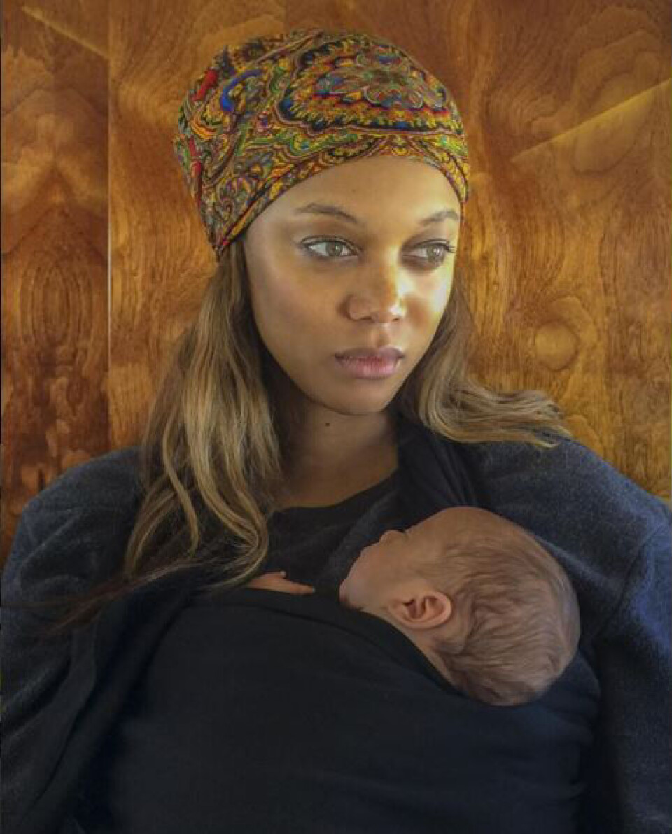 Her er Tyra Banks sin lille «halv-drammenser»