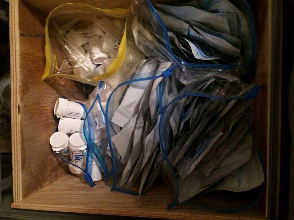 KLART TIL SALG: Dopingmidlene lå pakket og klare til distribusjon.FOTO: PRIVAT