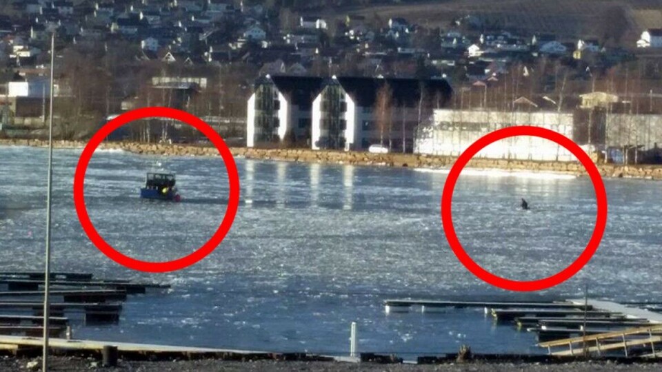 REDNINGAKSJON? Ja, på sett og vis, men mest for båt og ikke menneske.