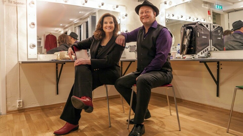 LEGENDE: «The Queen of Rock'n'Roll», Linda Gail Lewis opptrer med Stephen Ackles.