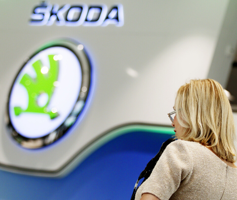 FRA LIER TIL DRAMMEN: Wenche Albjerk takket Drammen kommune, byggherre Skanska og arkitektene for godt samarbeid i forbindelse med byggingen av Skoda-bygget på Åssiden.