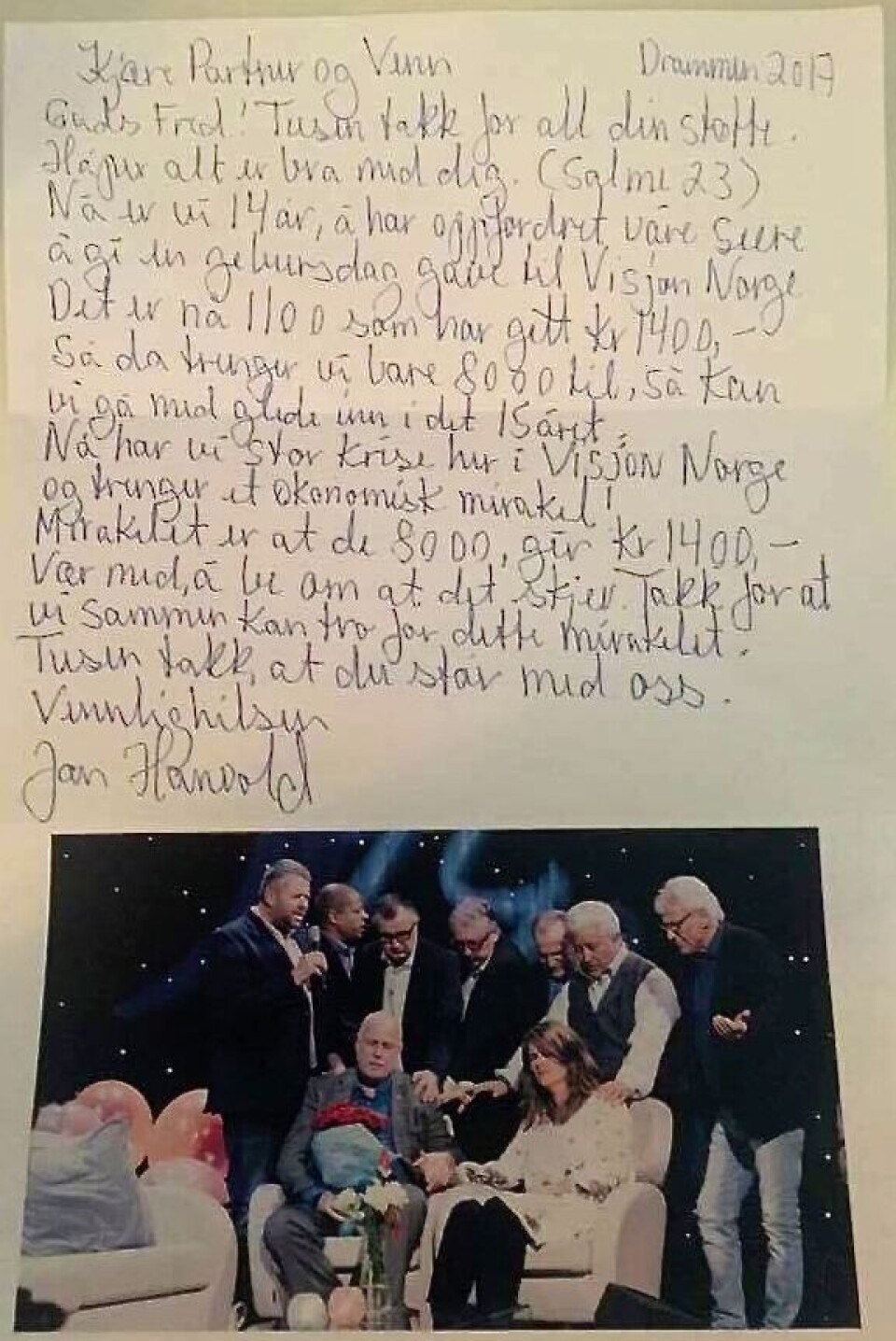 Omstridt TV-pastor vekker harme med nye «tiggerbrev»